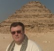 Edward J Kelly at the Stepped Pyramid of Djoser at Sakkara, Egypt Holidays