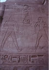ramesis ii statue at karnak temple on egypt holiday