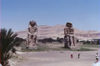 collossi of memnon during a holiday to egypt